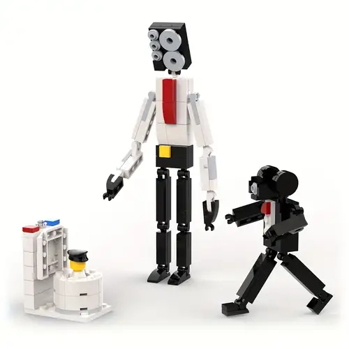 Skibidi Toilet Multiverse: Building LEGO Minifigures of the Clockmen 