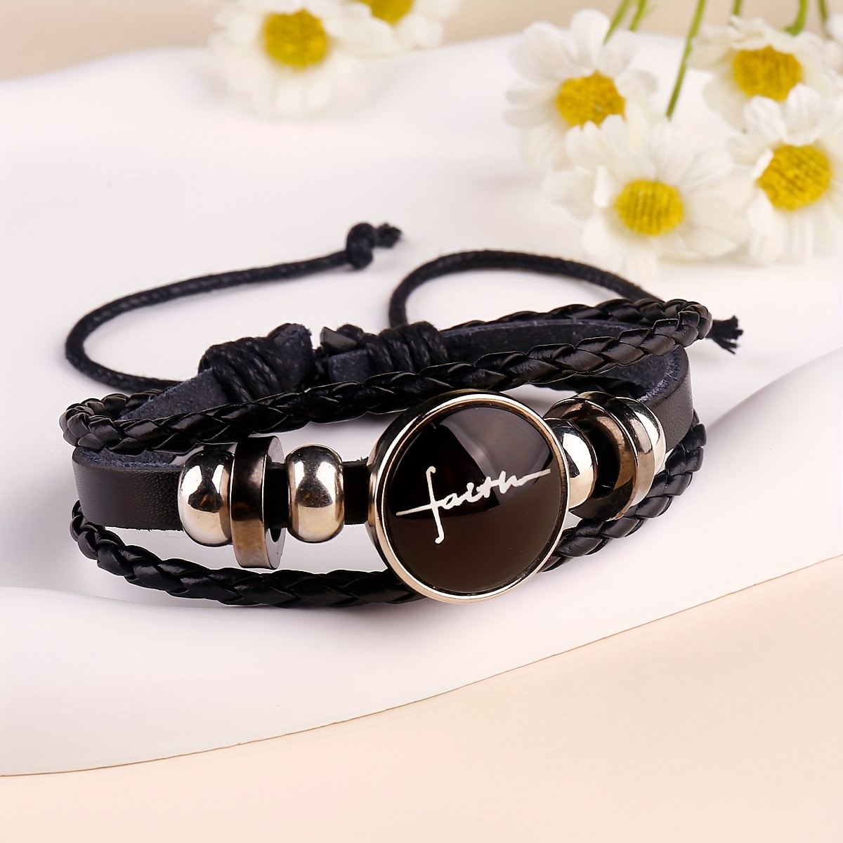 Mixed Leather Bracelets Men Women Assorted Varieties - Temu