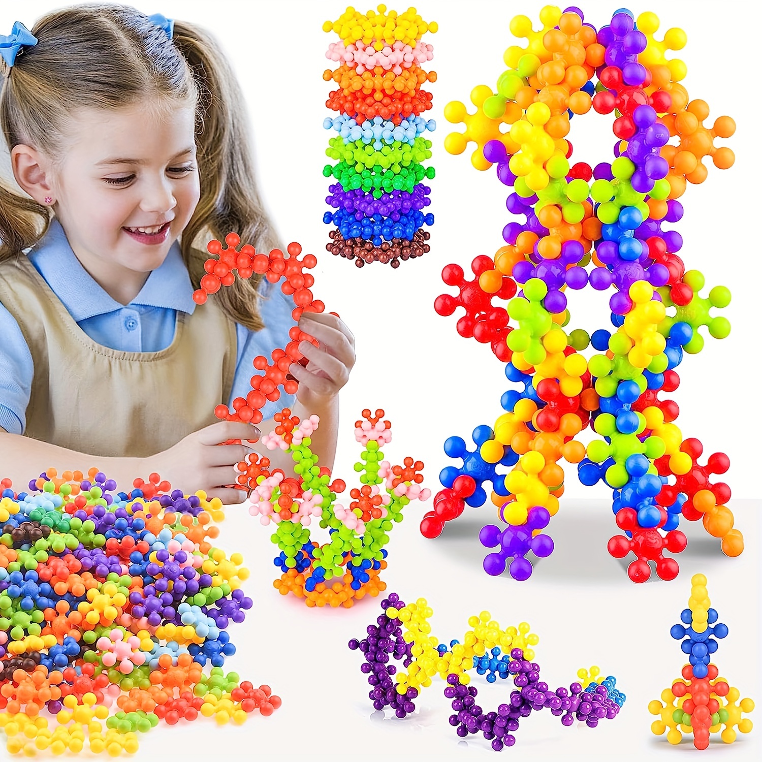 200 PCS Juguetes Bloques para Niños Premium - Caja de Almacenamiento -  Bloques de Construcción - Juegos Didácticos Niños 3 Años - Juguetes  Montessori - Blocks para Niños - Stem Toys - Colores Pastel