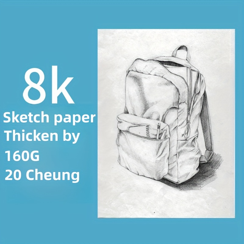 4k8k Student Painting Sketch Paper Lead Drawing Paper Art - Temu