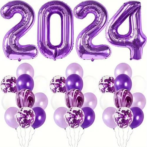 113pcs Ensemble de ballons décoratifs violets - Temu Belgium