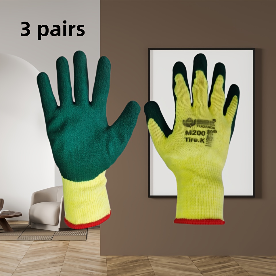 Safety Work Gloves Seamless Knit Nylon Gloves Micro - Temu