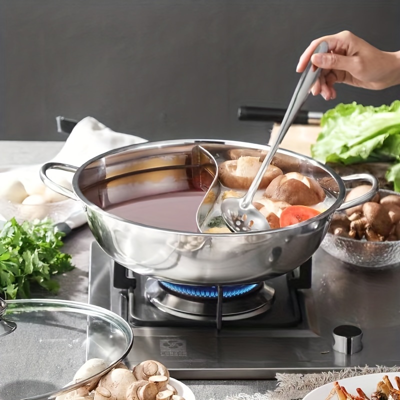 Stainless Steel Sichuan Hotpot Pot Shabu Pot Hot Pot With - Temu