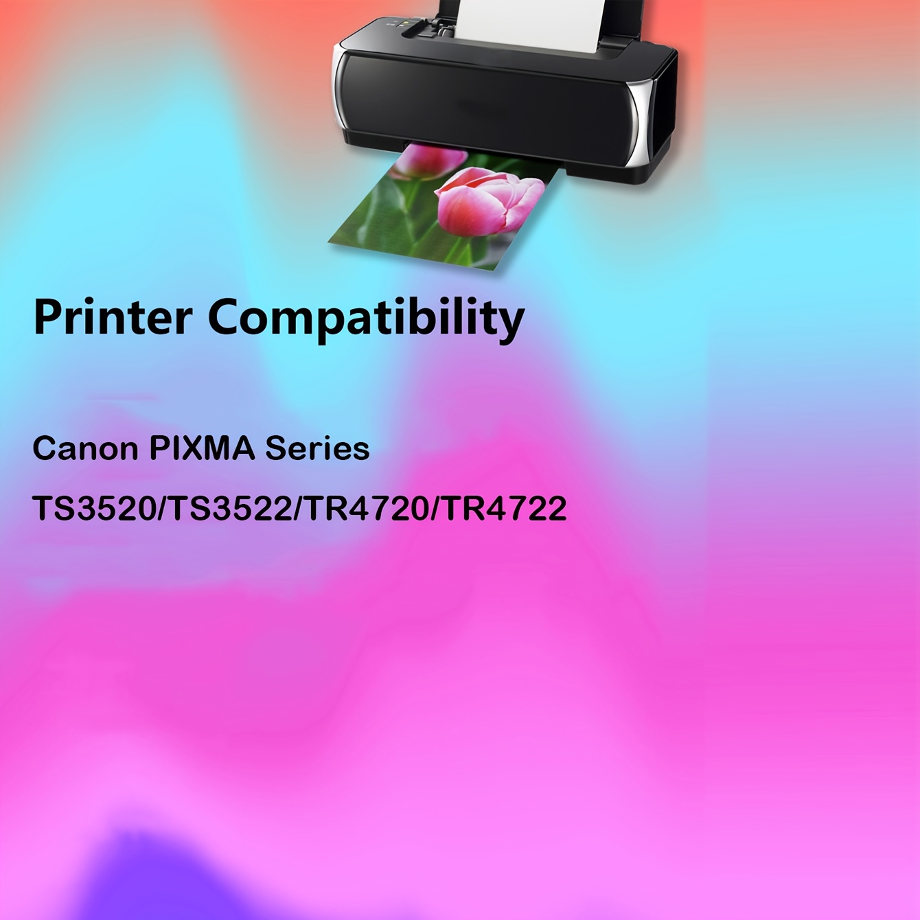 Canon Multicolor Ink for Printer PG-275 XL / CL-276 XL Compatible to PIXMA  TS3520, TS3522 and TR4720 Printers