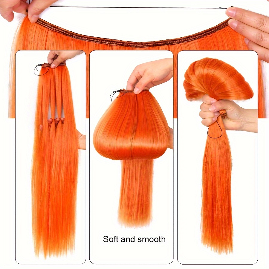 Invisible Wire Extensions Hassle-Free Thickening with No Clips USA