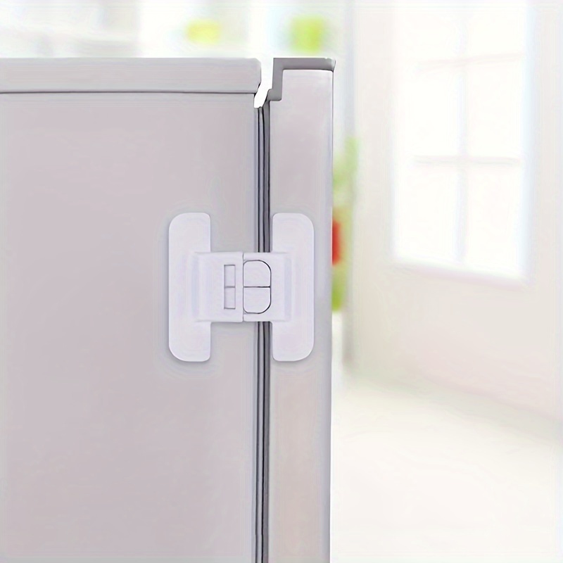 Home Refrigerator Freezer Door Lock Latch Safety - Temu