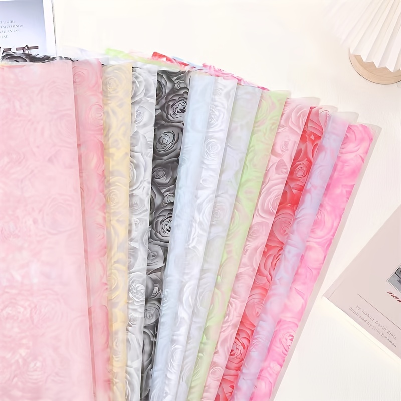 Rose Beauty Flower Wrapping Paper Flower Shop Packaging Materials