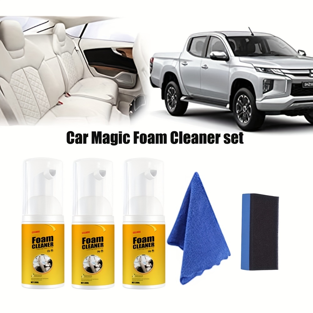 Car Cleaner Car Wash Agent Leather Cleaner Car Interior - Temu