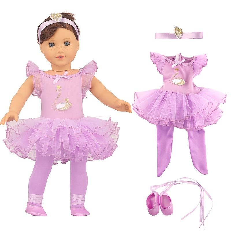 atom Waist break up 18 Inch Doll Ballet Dance Costume Accessories Set Doll Clothes Not Include  Doll - Toys & Games - Temu