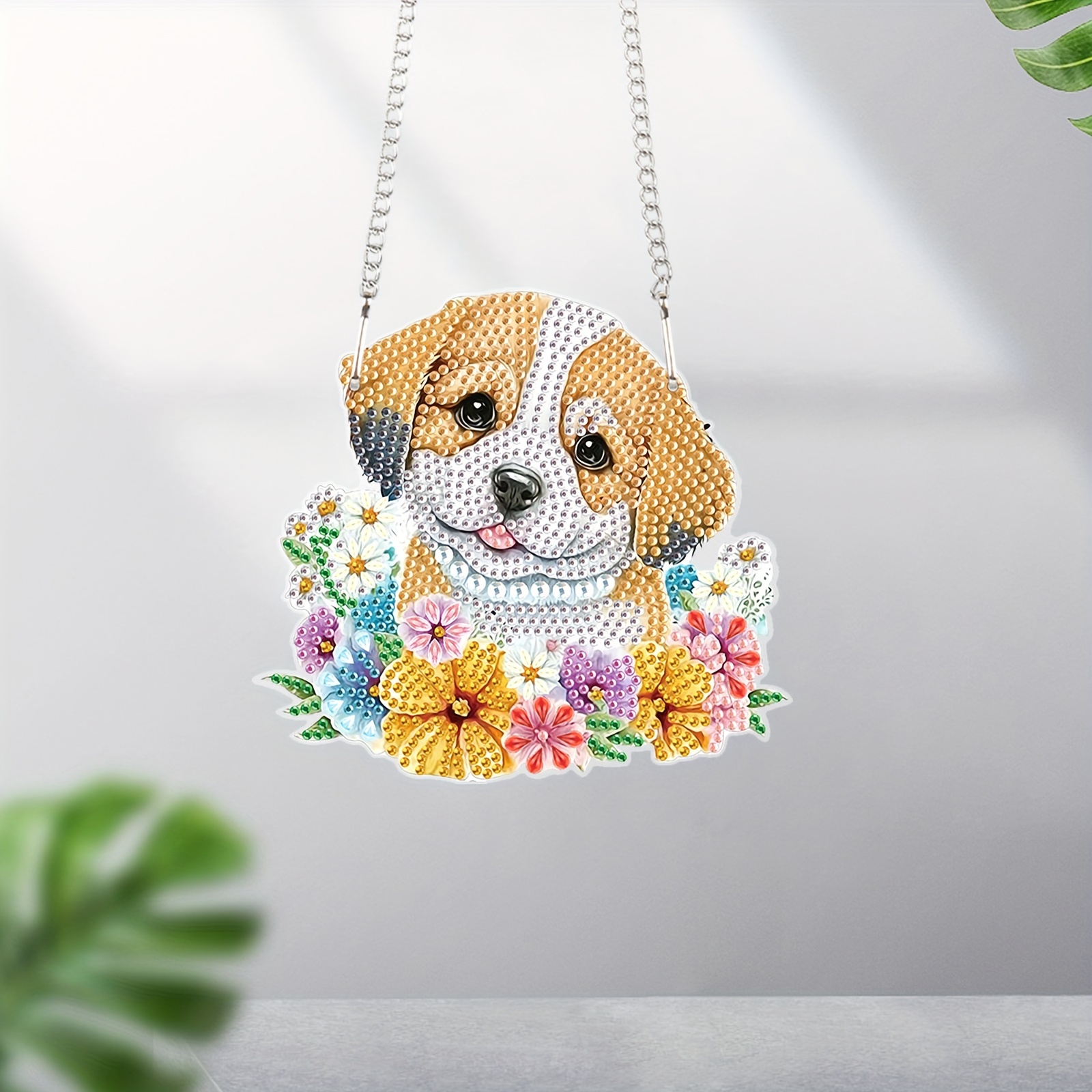 Sunglasses Dog Diamond Painting Kits Hanging Pendant diamond - Temu