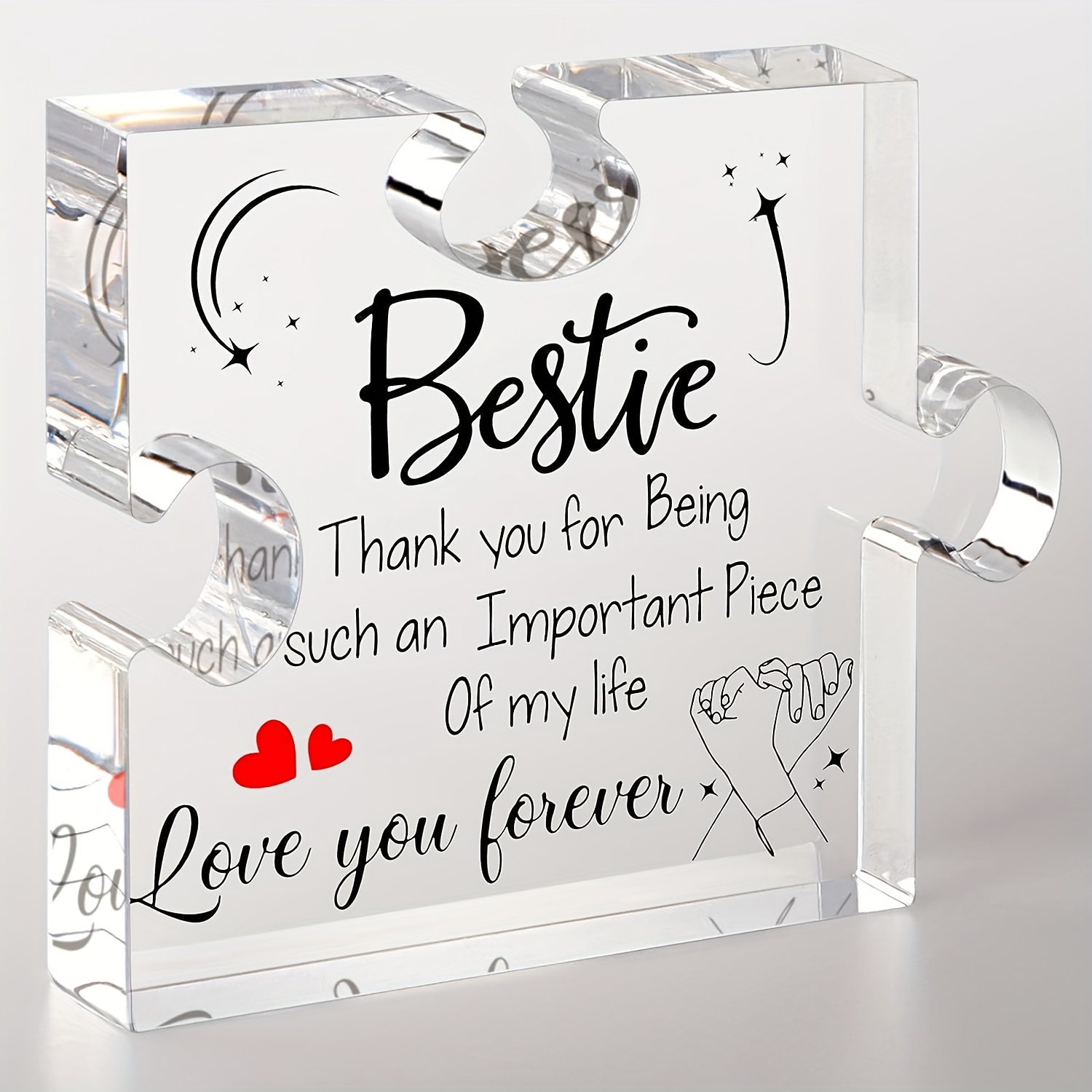 Friend Gifts Women Funny Gift Ideas For Best Friend Friendship Gifts For  Women Christmas Birthday Thank You Gifts For Friends Female Sister Bestie  Puzzle Acrylic Plaque - Temu Australia