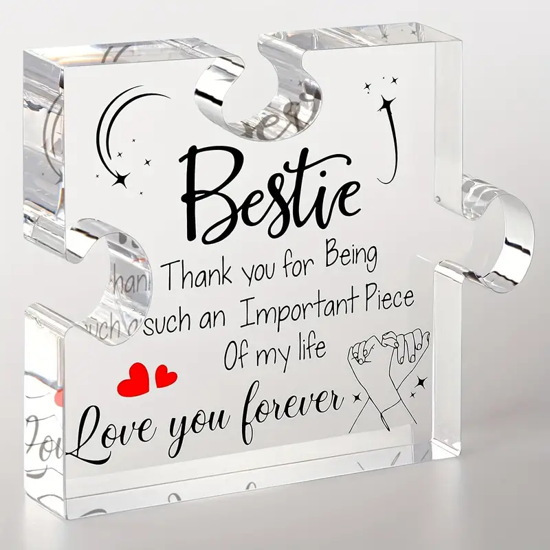 Friendship Gifts For Female Friends Acrylic Puzzles - Temu