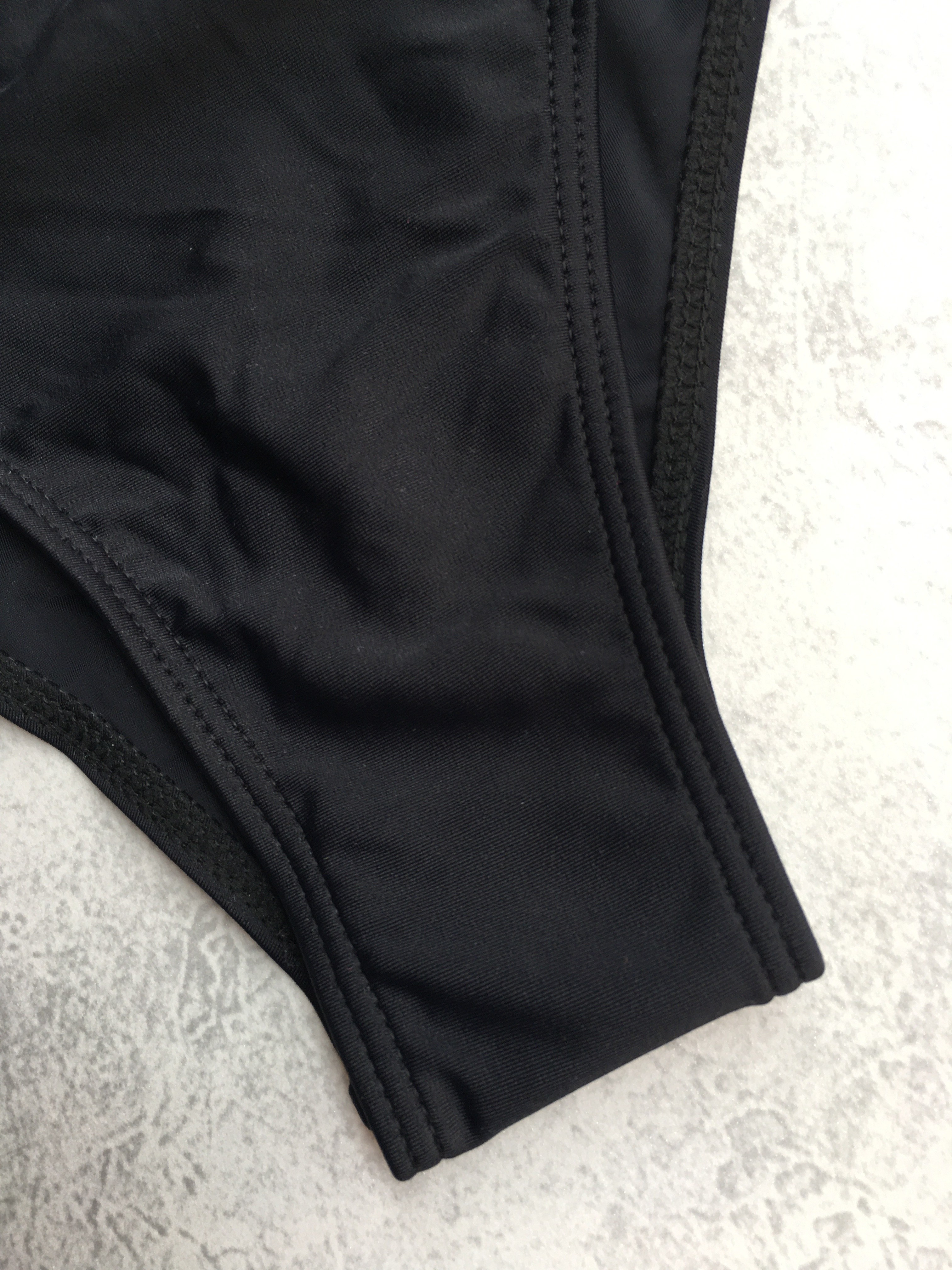 Argyle Trim Exposed Seam Bikini Sets Contrast Color High Cut - Temu
