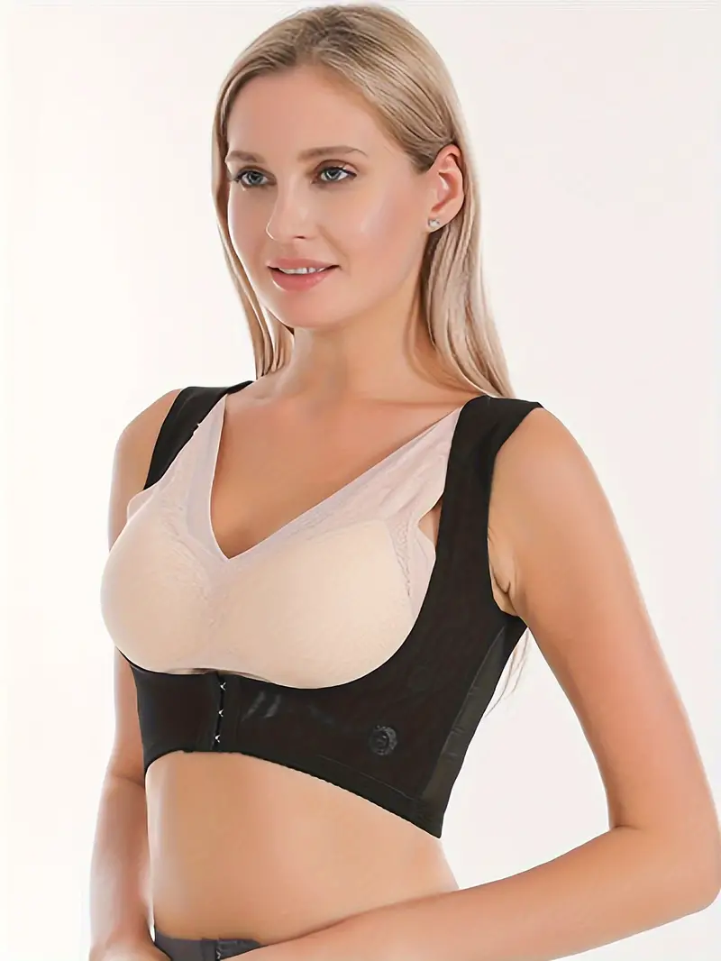 Posture Corrector Tops Front Buckle Breast Lifting Beauty - Temu