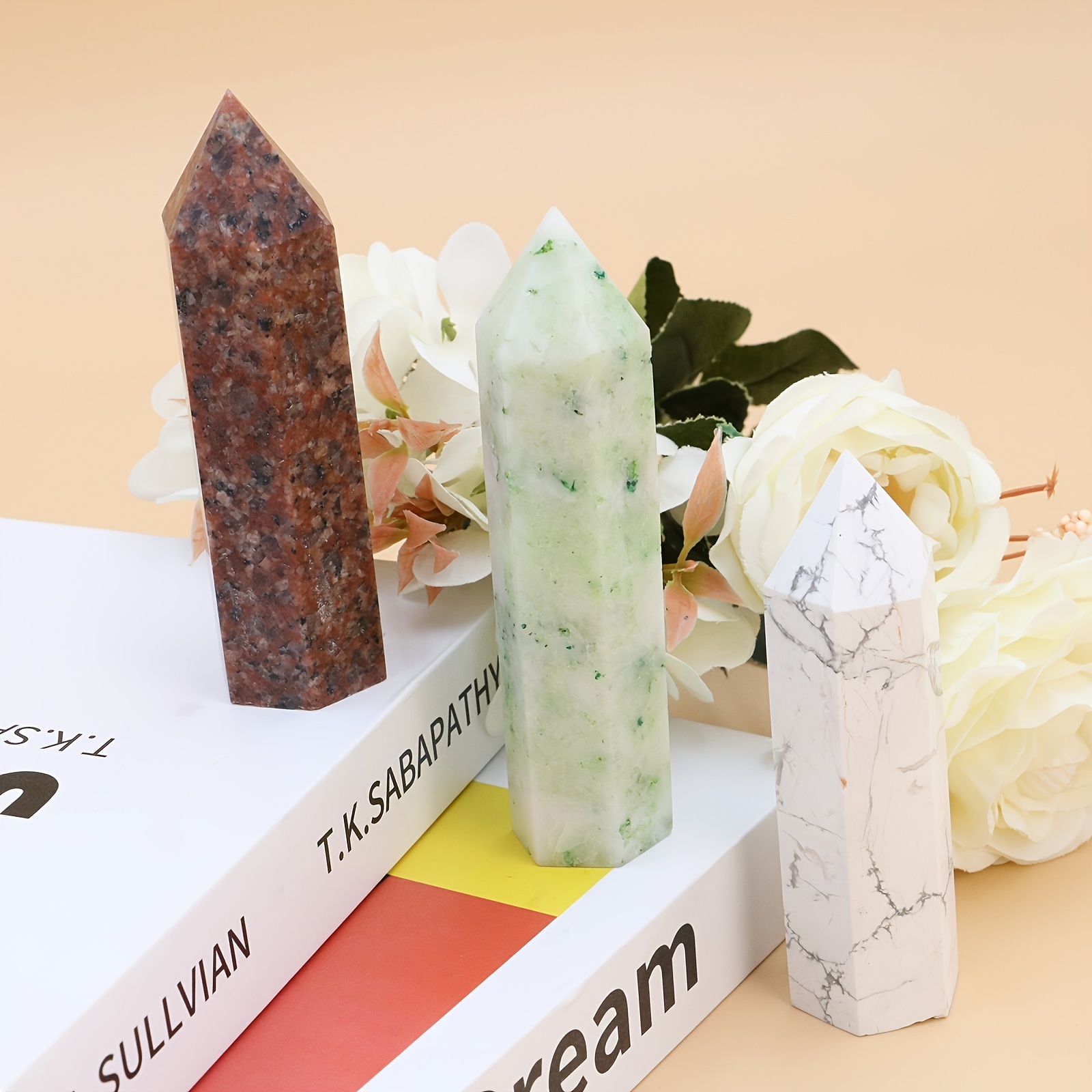 Crystal Tower Phoenix Stone Hexagonal Prism Rough Stone Crystal Point
