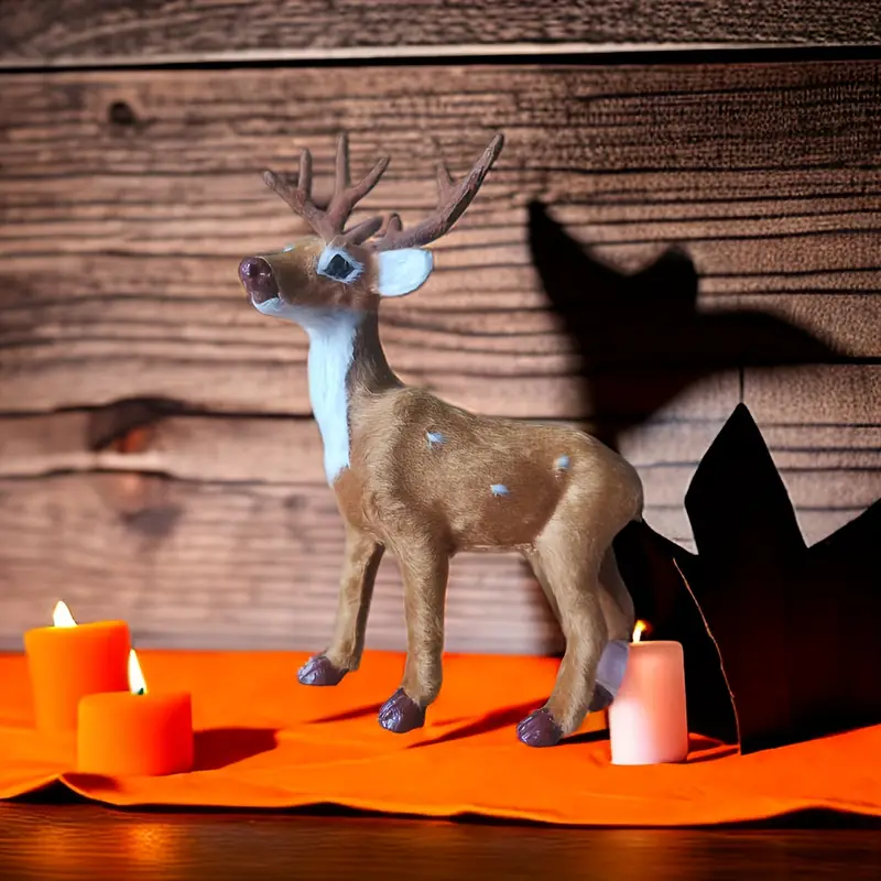 1pc Cerf De Noël En Peluche Cerf Artificiel Elk En Peluche - Temu Canada