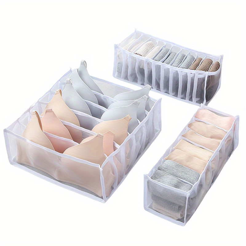 Underwear Storage Boxes Divider Drawer Organiser Women's Lingerie