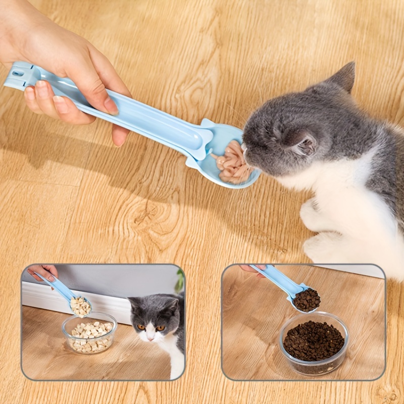 Dog Food Measuring Spoons Cat Feeding Spoon Non-slip Handle