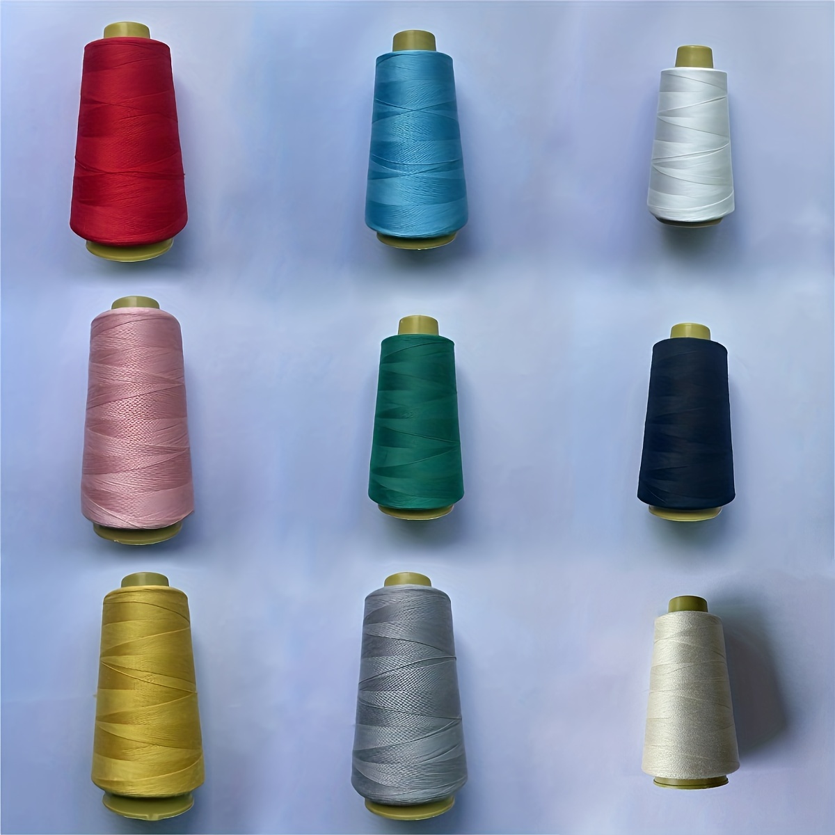 Embroidery Thread, 1 Spool 3000 Yards Colored Polyester Embroidery Machine  Thread Colored Cotton Thread for Sewing Machine, Hand Sewing