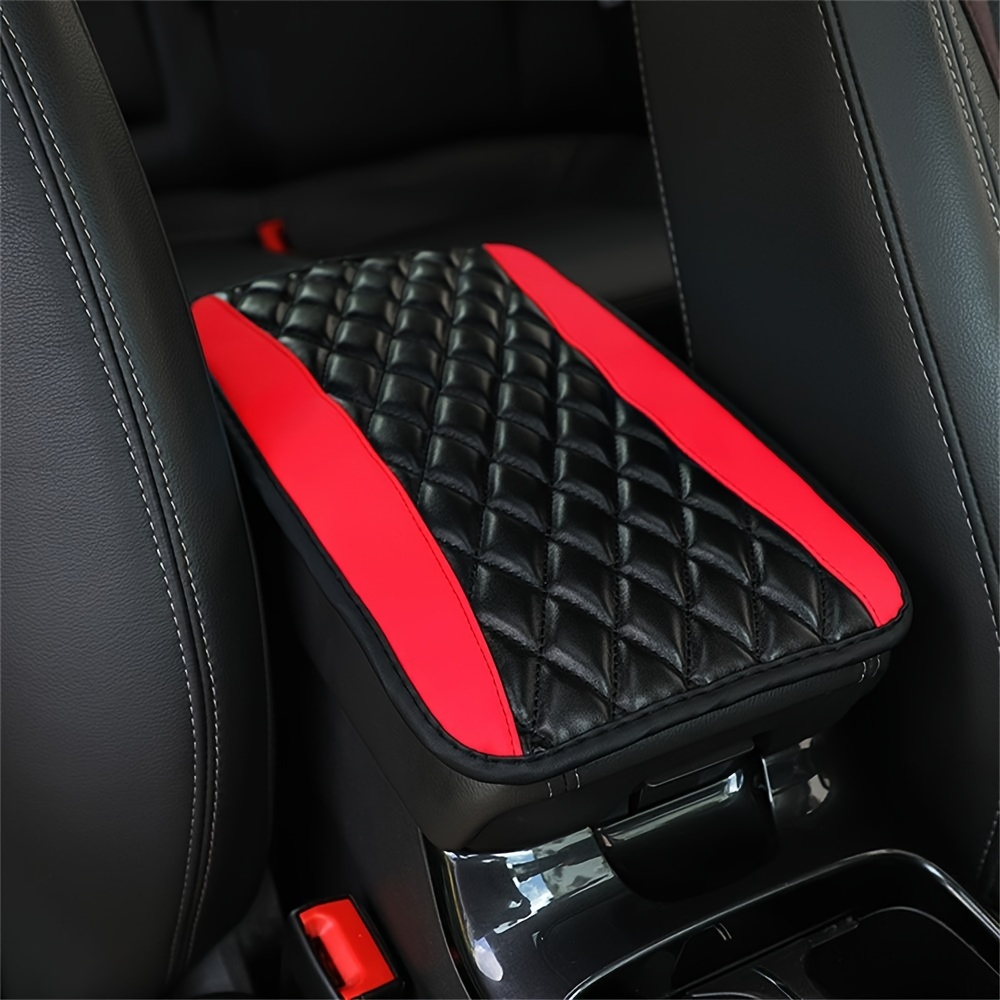 Car Seat Cushion, 1pc Breathable Car Interior Seat Cover Cushion Pad Mat  For Auto Supplies Office Chair With Pu Leather(black)