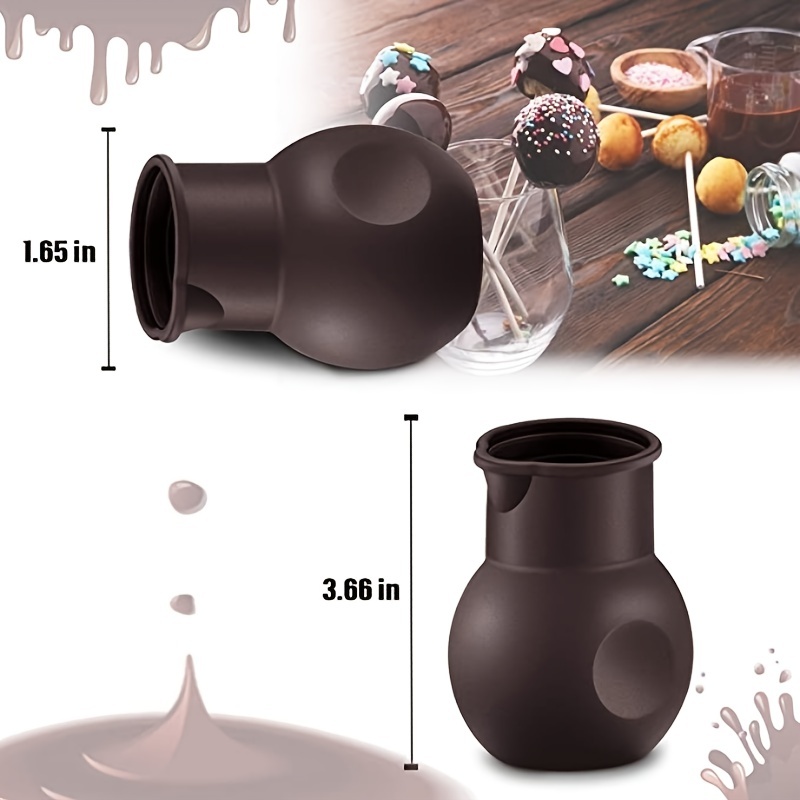 Chocolate Melting Pot, Silicone Chocolate Melter In Microwave For Butter,  Cheese, Candy, Sauce And Caramel, Melting Chocolate For Molds - Temu