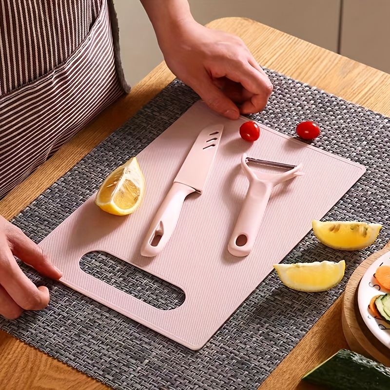 3pcs Cutting Board Chopping Block Meat Vegetable Mat Kitchen Tool