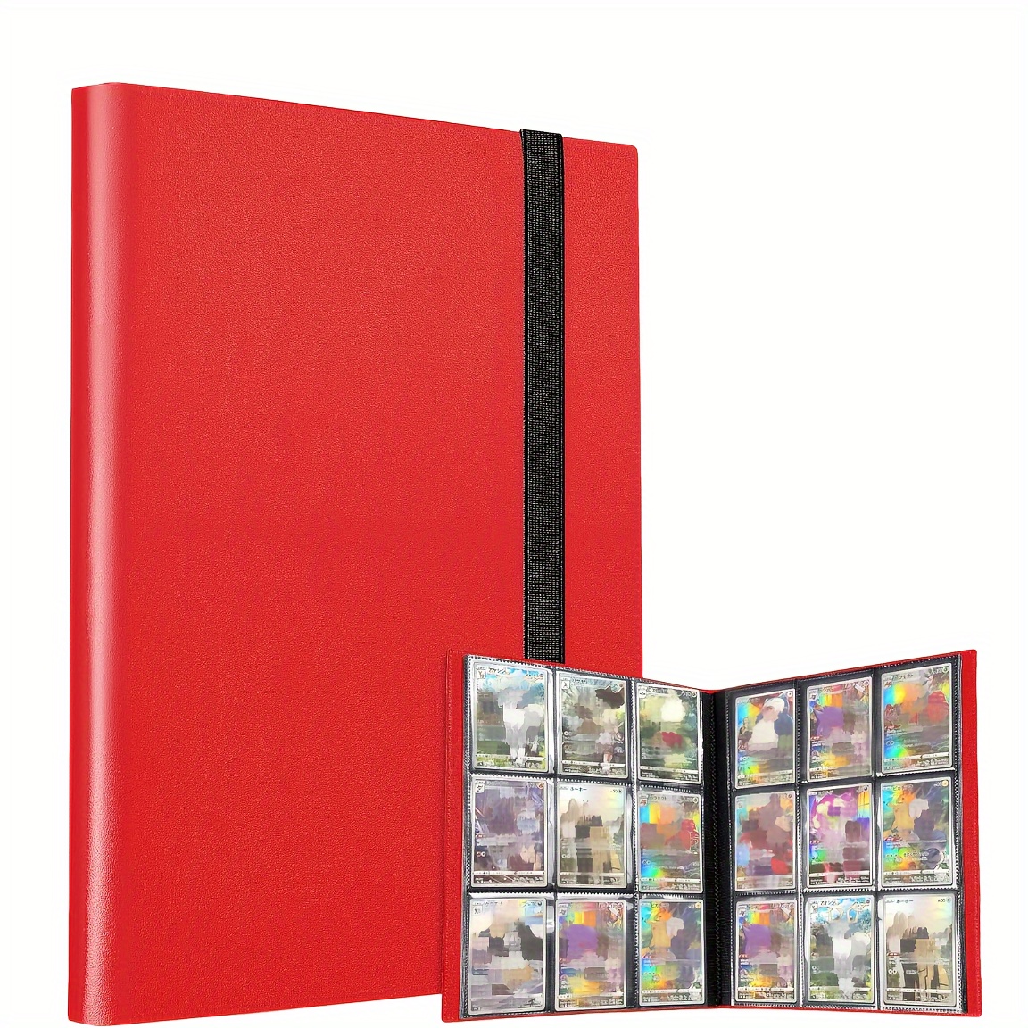 Classeur Carte Rangement Album, Porte Carte à Collectionner, album de 24  pages, 432 cartes pour album carte, Compatible Avec Le Jeu de Cartes