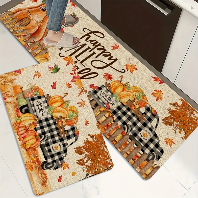 Cartoon Chef Pattern Floor Mat Comfortable Non slip Moisture - Temu