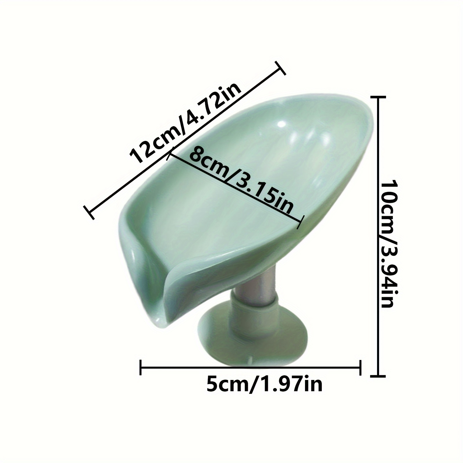 Suction Cup Self-Draining Soap Dish, Soap Accessories