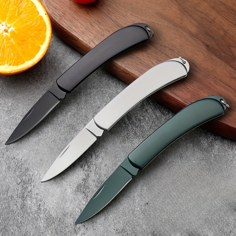 Versatile Stainless Steel Folding Knife For Outdoor Activities - Ideal For  Fishing, Camping, Hiking, And Picnics - Also Great For Kitchen Use - Temu