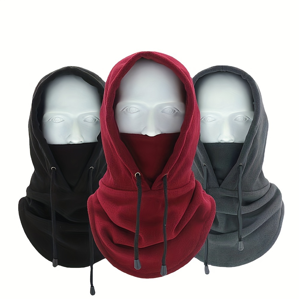 1pc Unisex Outdoor Ski Mask Polar Fleece Balaclavas Hood Stay Warm