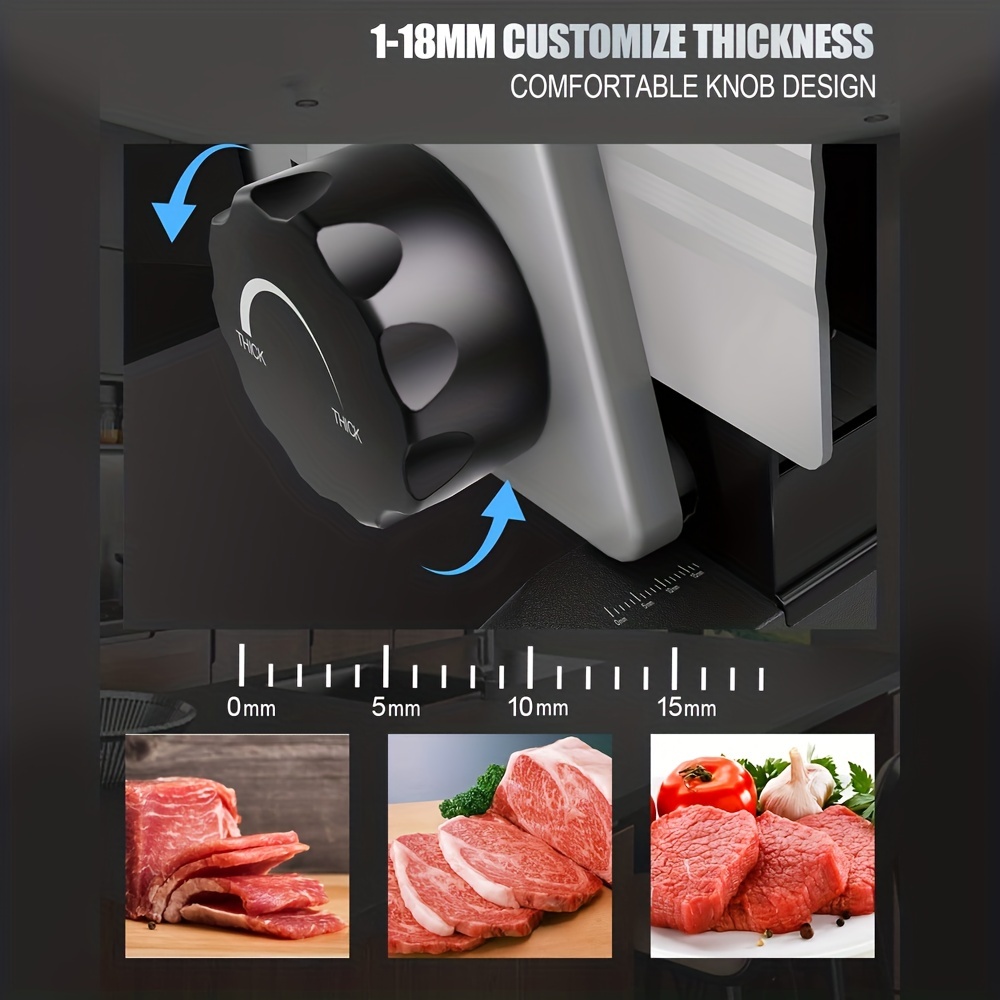 Household Electric Meat Slicer, Electric Lamb Roll Slicer, Fat Beef Slicer  Meat Planer, Bread Fruit Vegetable Slicer, Cookware, Kitchenware, Kitchen  Accessories Kitchen Stuff Small Kitchen Appliance - Temu