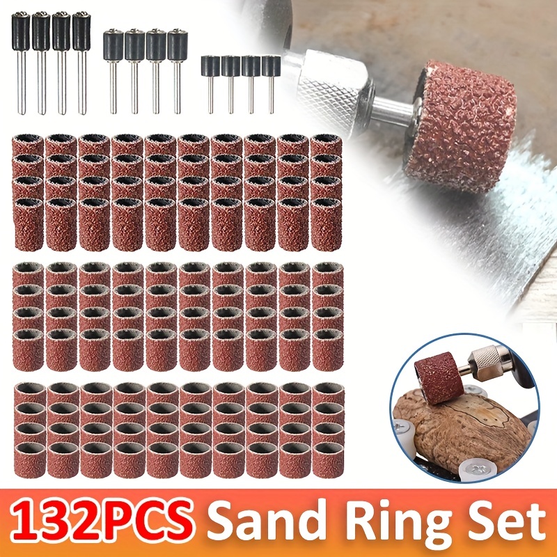 Sanding Drums Dremel Tools, 132 Pieces Sanding Drum Set