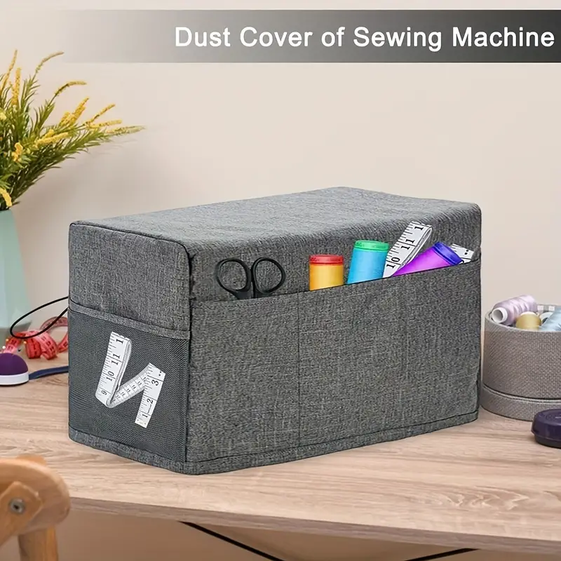 Sewing Machine Cover Protective Cover With Essentials - Temu