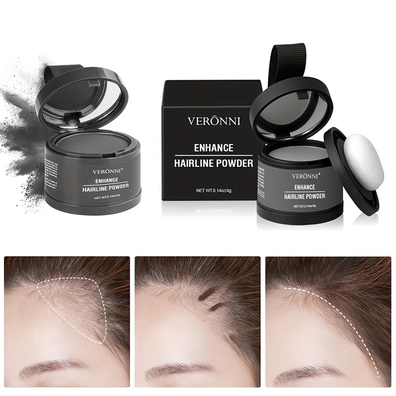 

1pcs Hairline Powder Instantly Conceals Hairline, Root Touch Up Powder, Enhance Hairline Powder
