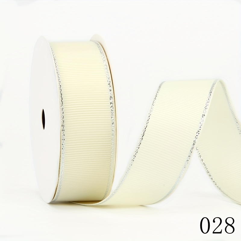  1 1/2 White Polyester Satin Ribbon for Gift Wrapping