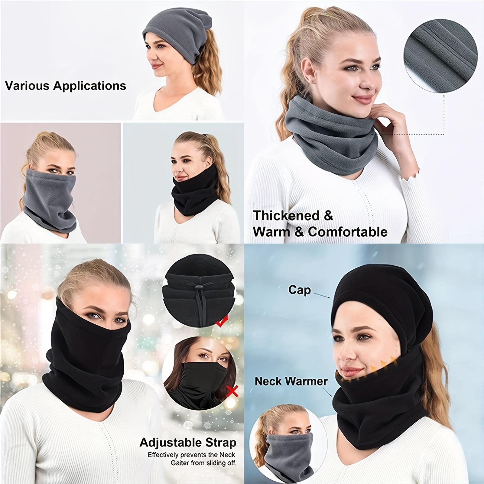  Lazy Llama Eco Wear Neck Warmer, Hemp Neck Gaiter