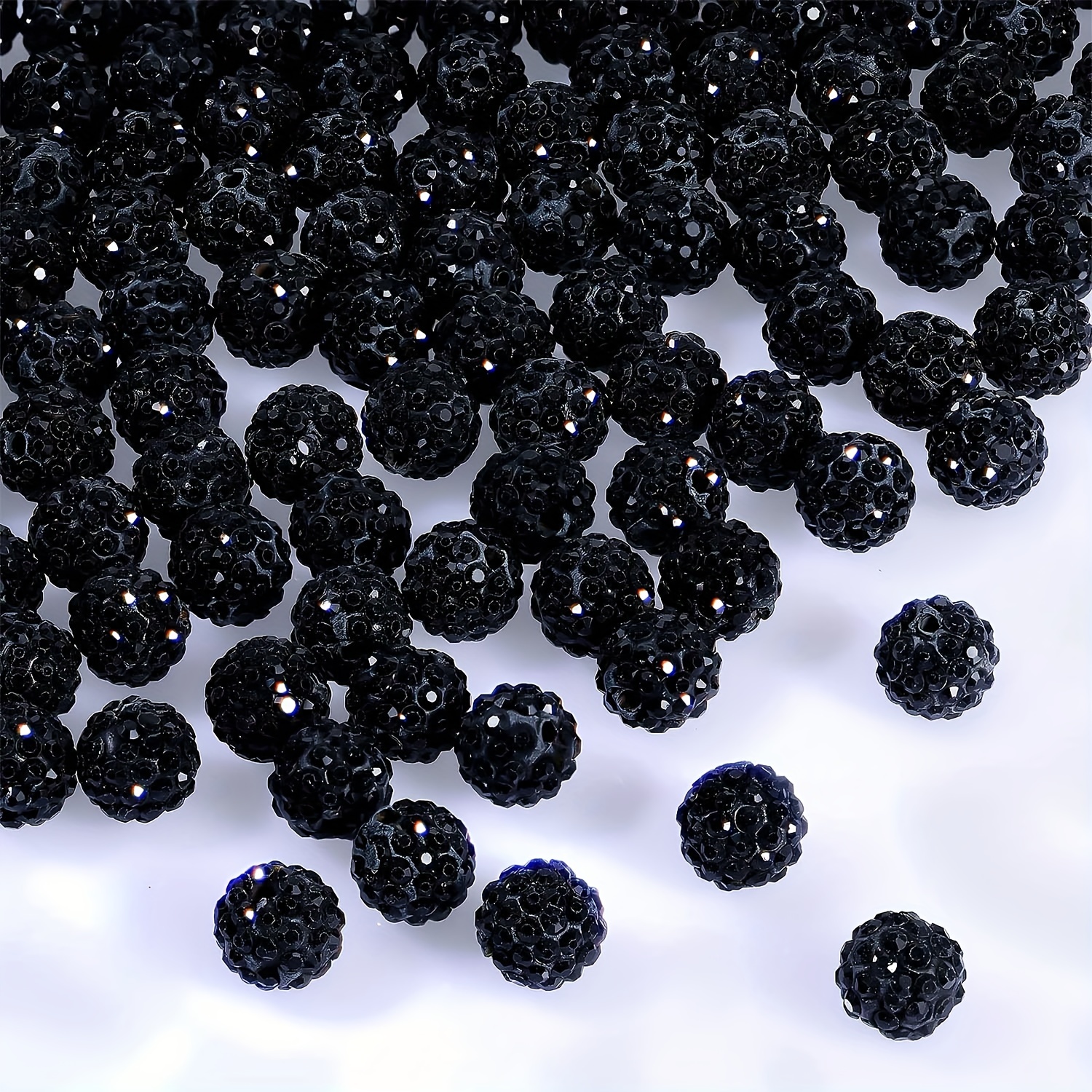 Black Crystal Hot-fix Rhinestones Perfect For Diy Crafting