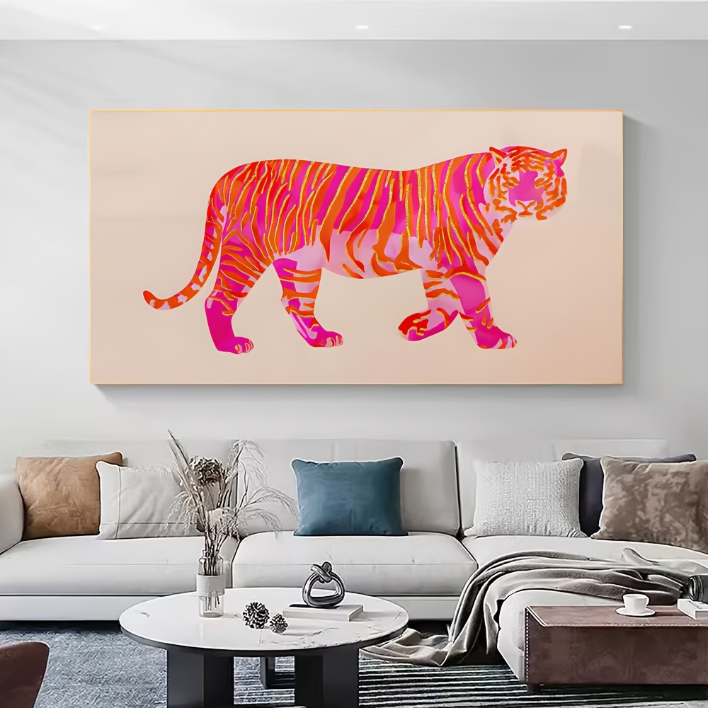 Tiger Canvas Tiger Wall Art Tiger print Tiger wall decor Animal