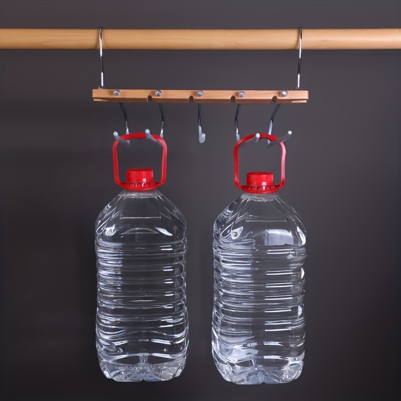5 in 1 Folding Pants Hanger Solid Wood And Metal Pants Clip