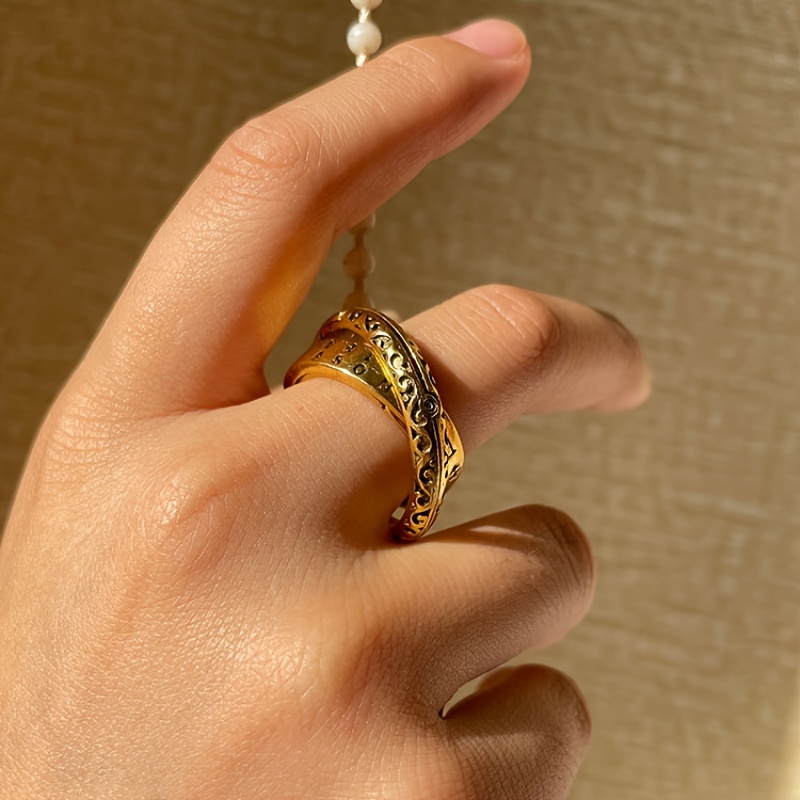 Creative Retro Ball Shaped Ring for Men