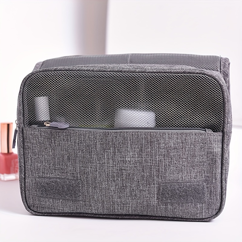 Hanging Waterproof Cosmetic Bag, Dacron Makeup Storage Organizer