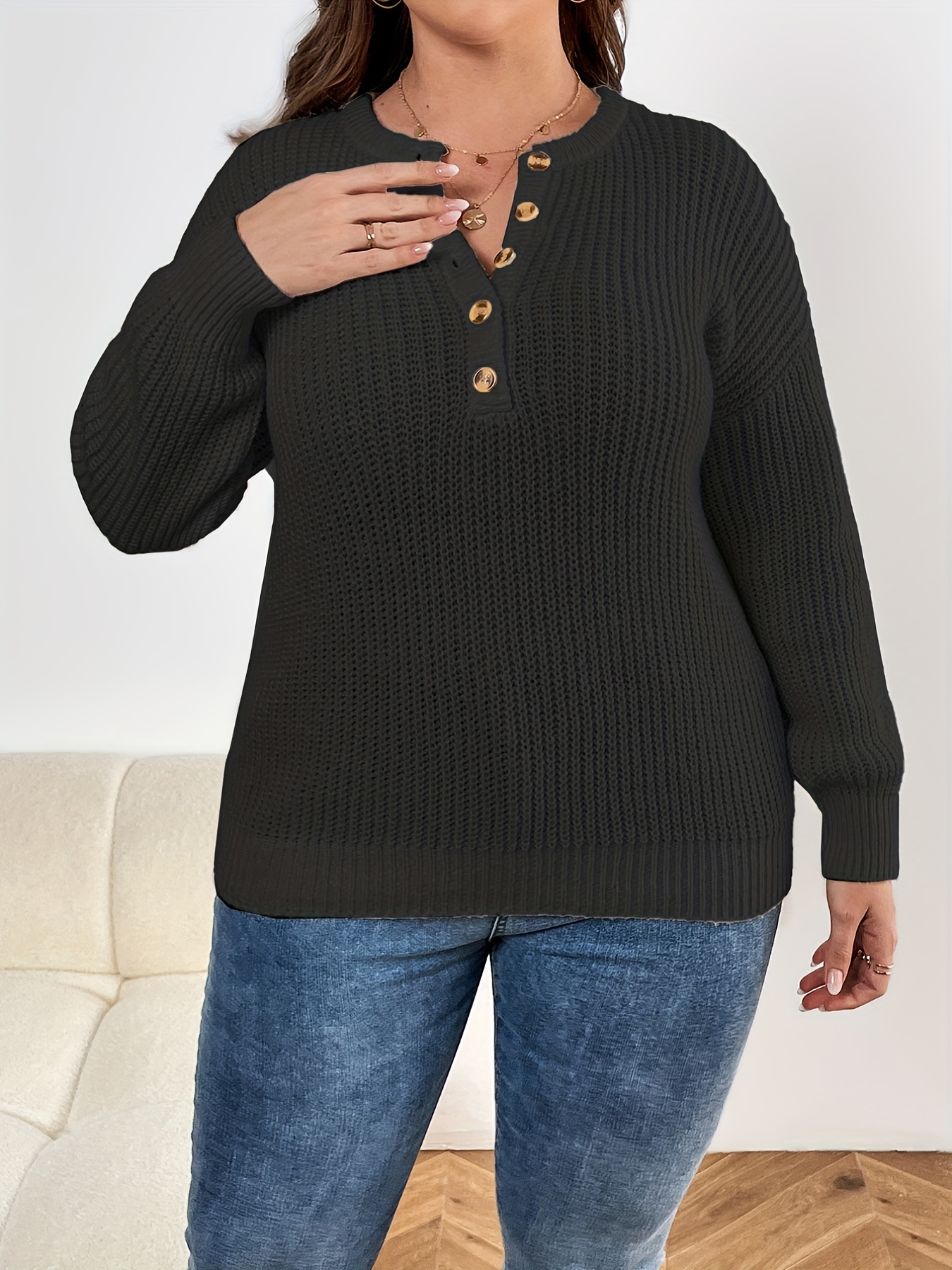 henley jumper womens