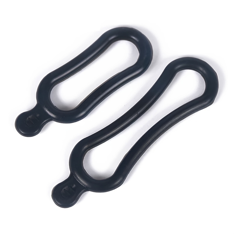 10pcs Silicone Straps for Bike Lights Long/Short Bands