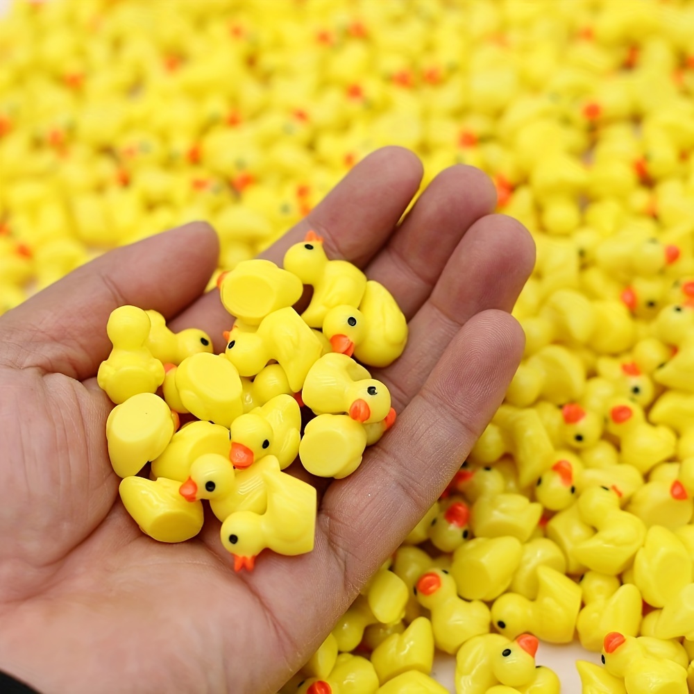 Mini Resin Ducks Yellow Tiny Duckies For School Project - Temu
