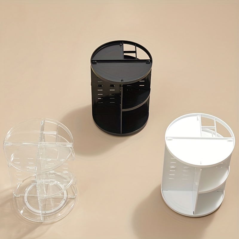 360 Rotating Makeup Organizer Adjustable Carousel Spinning Holder