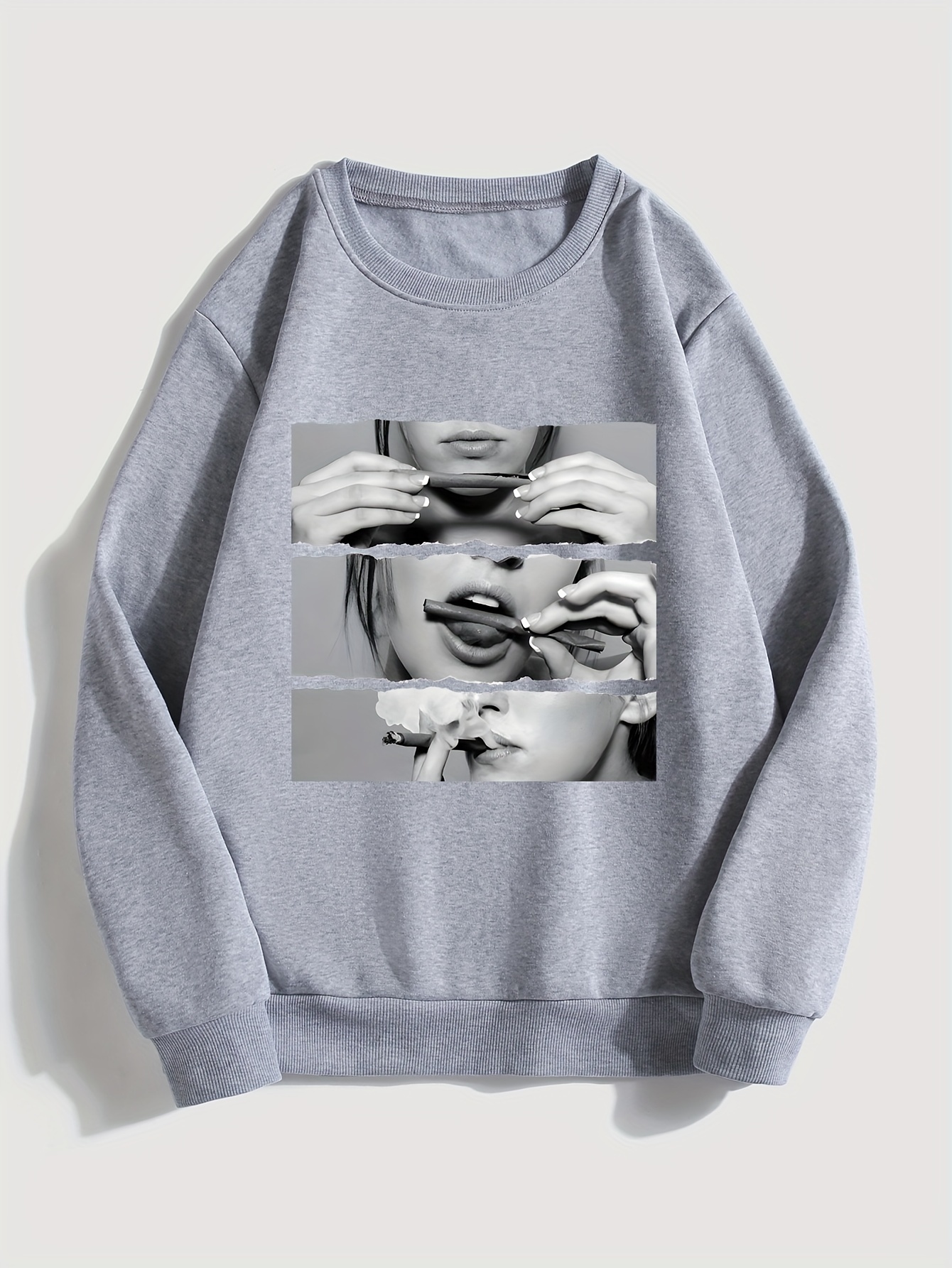 Smoking girl sweatshirt on sale