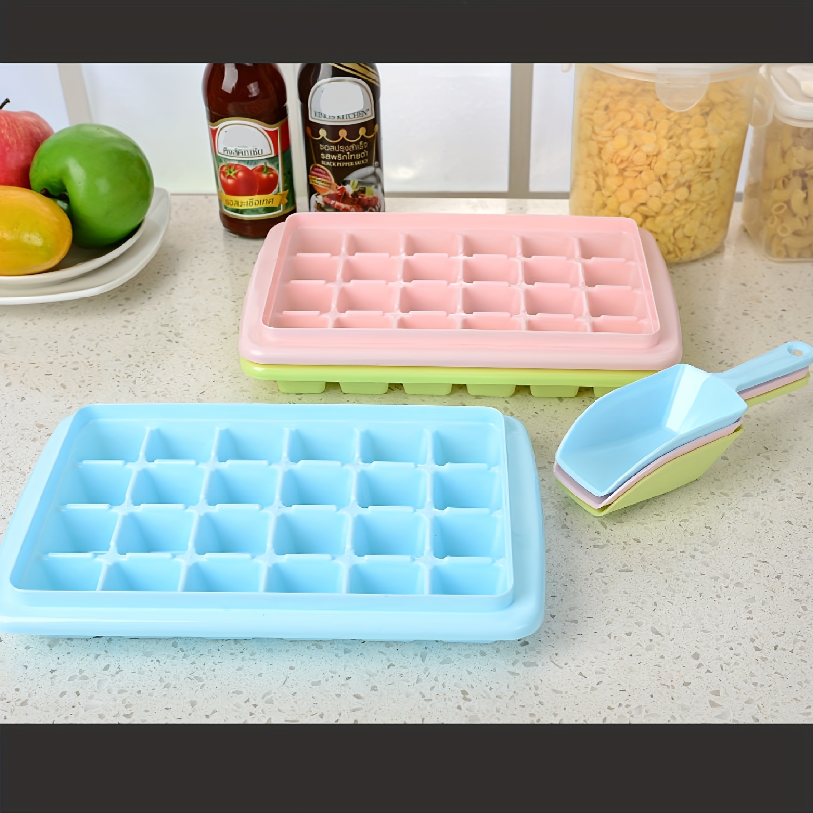 1pc Multi-grid Ice Cube Mold, 6 Grid Small Ice Tray For Kitchen