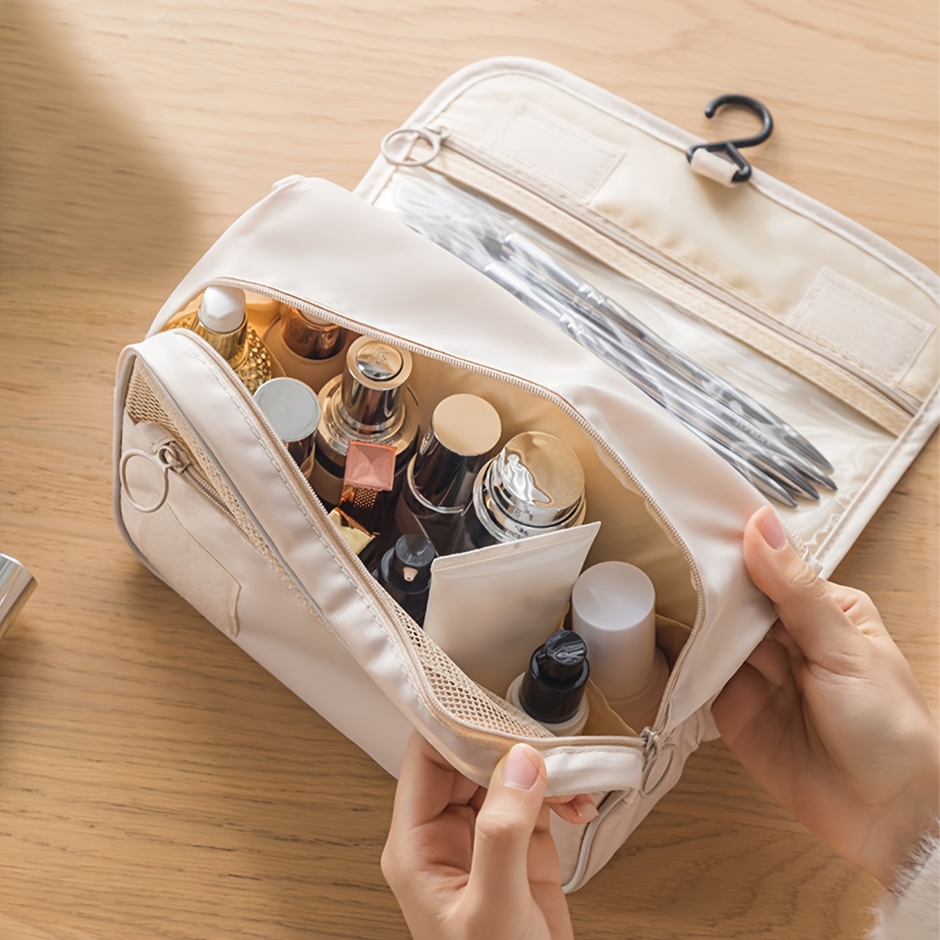 Korean Travel Makeup Bag For Women Cosmetic Storage Bag Portable