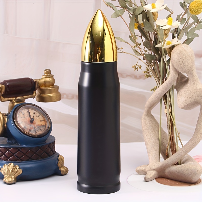 500ml Bullet Shape Thermos Bottle Large Capacity Stainless Steel Water  Bottle Portable Vacuum Flasks Thermos Cup